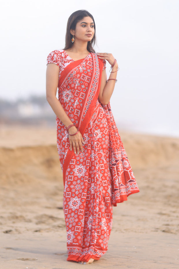 Mul Mul Cotton - Red