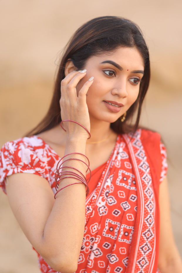 Mul Mul Cotton - Red