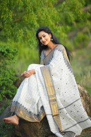 Aira Saree - White