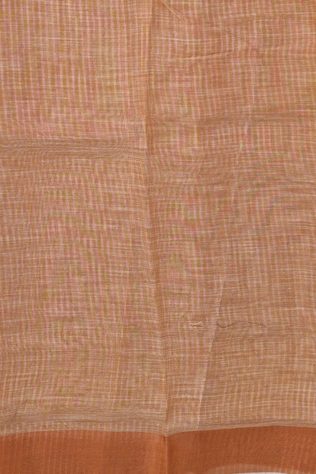 LA Linen Embroidery - Light Orange