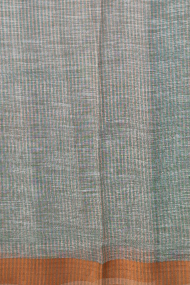 LA Linen Embroidery - Green