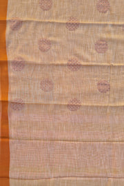 Linen Embroidery - Light Orange