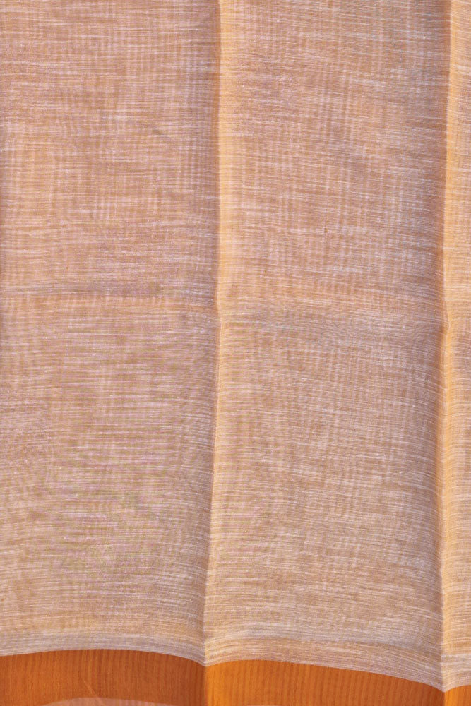 Linen Embroidery - Light Orange