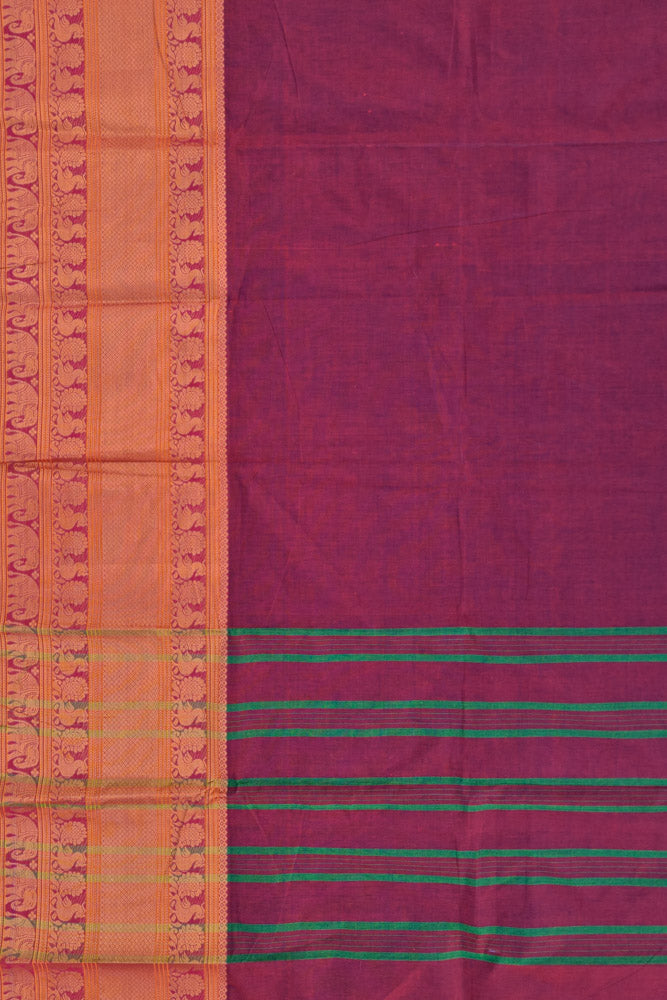 Kanchi Narayanapet Series - Maroon Brown