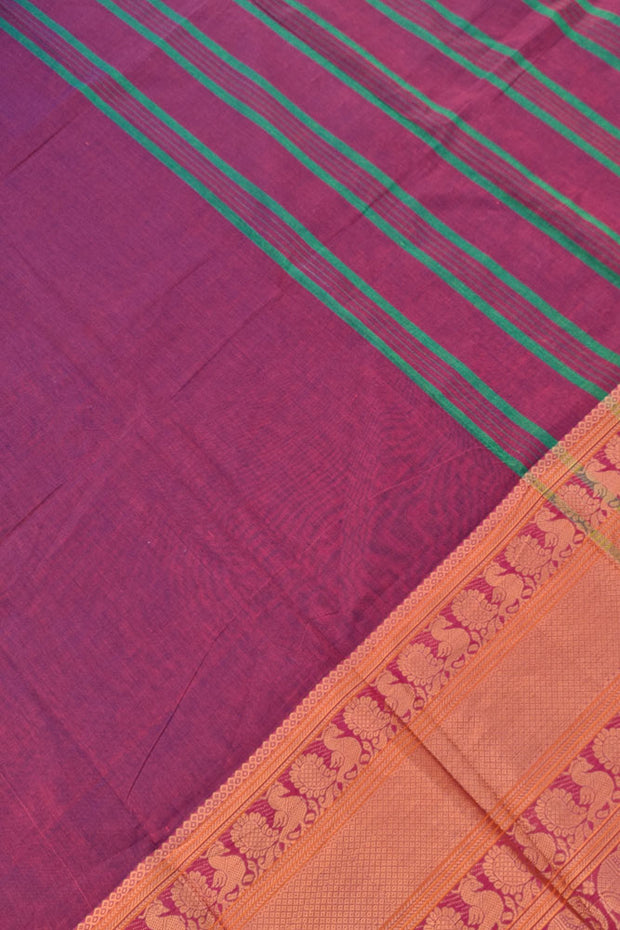 Kanchi Narayanapet Series - Maroon Brown