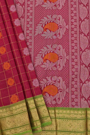 Kanchi Royal Kattam Butta - Red