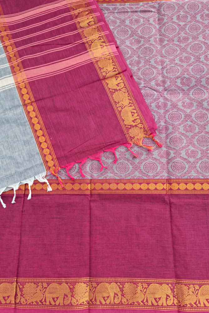 Kanchi Grande Series - Greyish Pink/Magenta