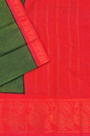 Big Border Sungudi - Dark Green