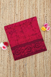 Batik Sungudi - Reddish Pink