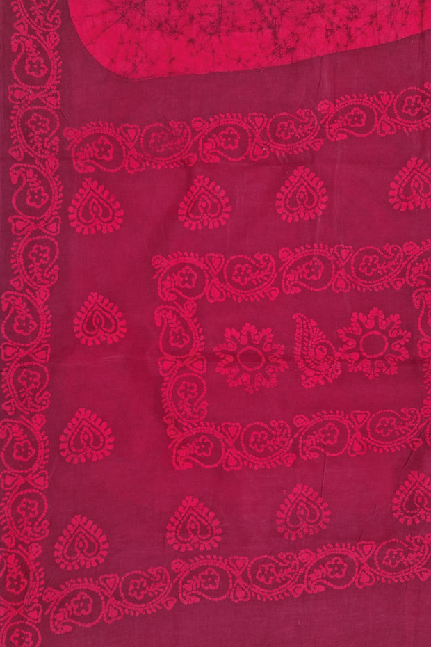 Batik Sungudi - Reddish Pink