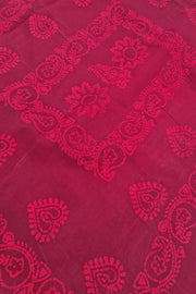 Batik Sungudi - Reddish Pink