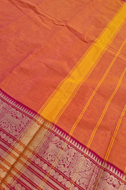 Kanchi Fusion - Orange/Dark Pink