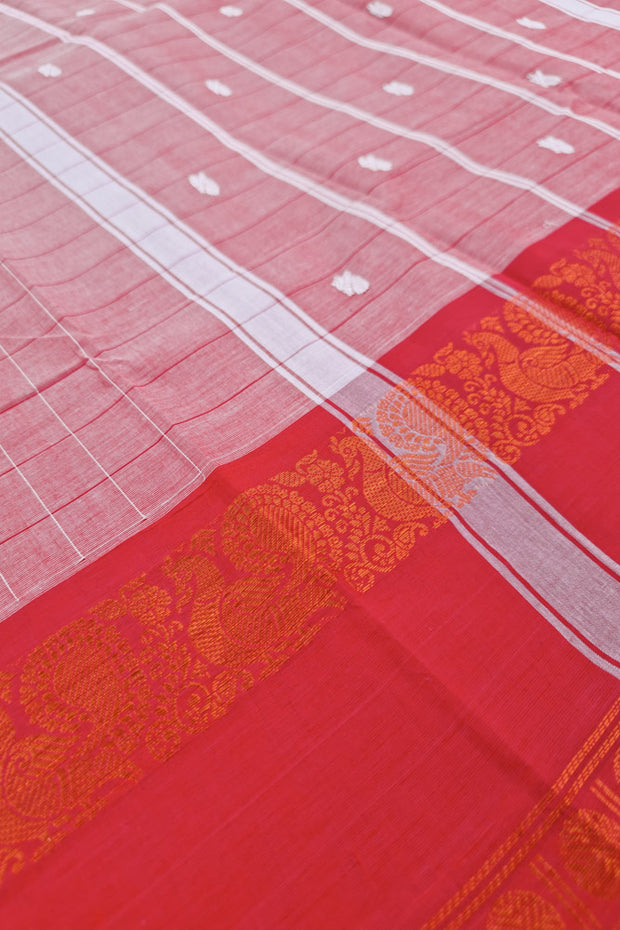 Chettinad Kattam Butta - Ruby Red