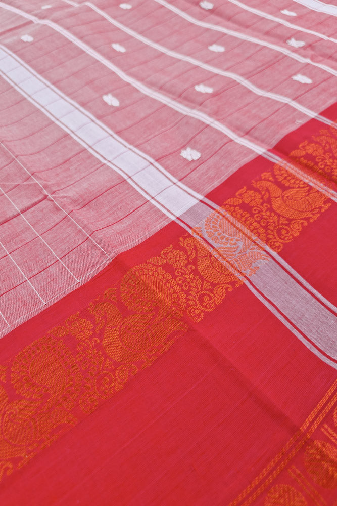 Chettinad Kattam Butta - Ruby Red