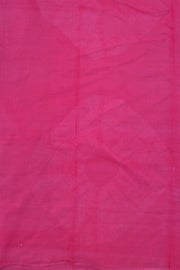 Voil Saree With Blouse - Indigo Blue/Pink