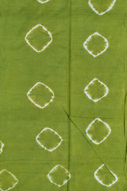 Voil Saree With Blouse - Laventer/Parrot Green