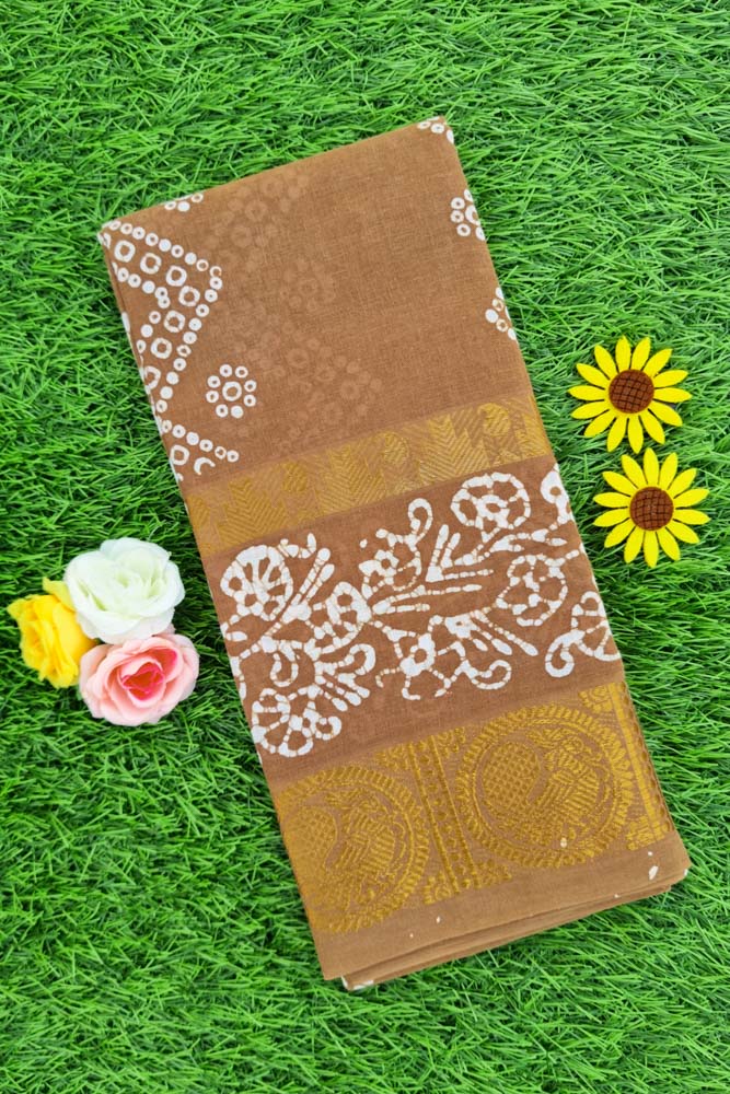 Grand Batik Sungudi - Tan Brown