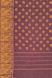 Big Border Batik Sungudi - Brown