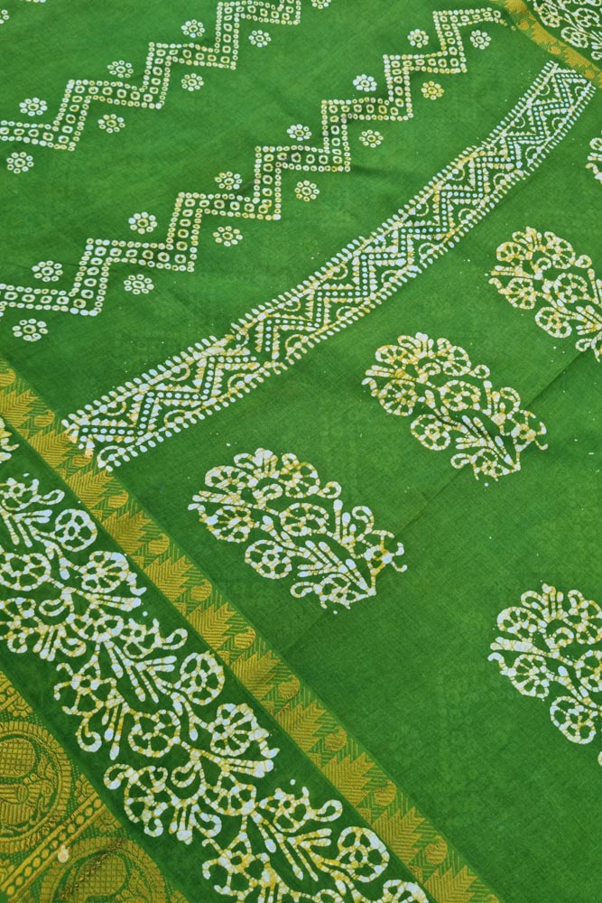 Grand Batik Sungudi - Mint Green