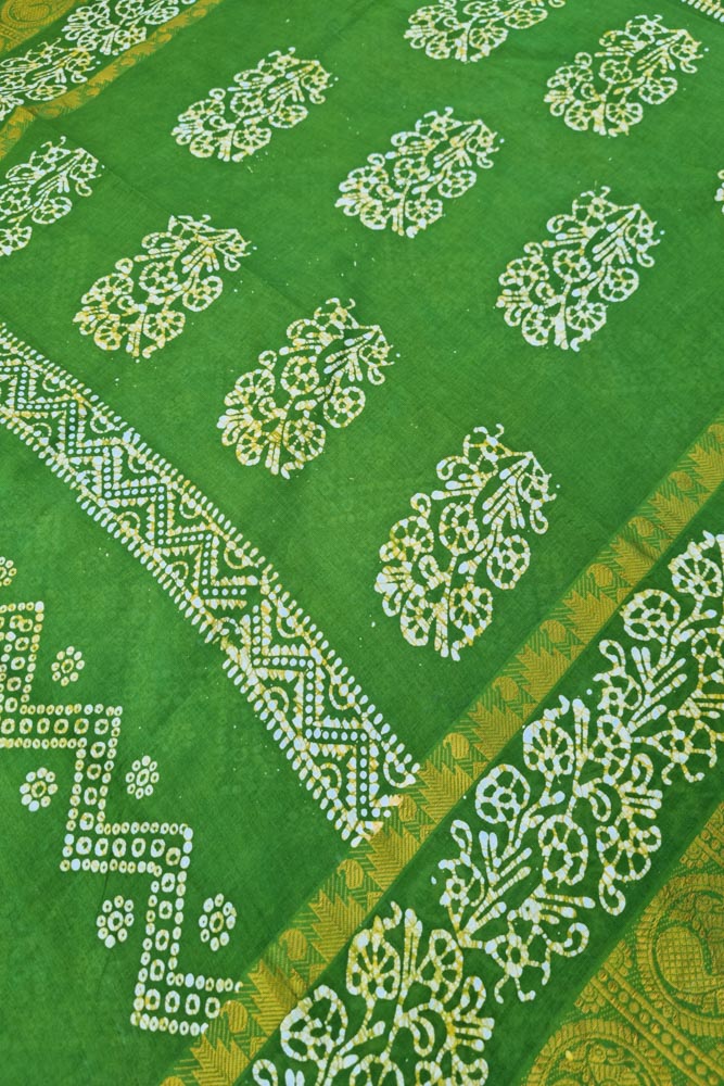 Grand Batik Sungudi - Mint Green