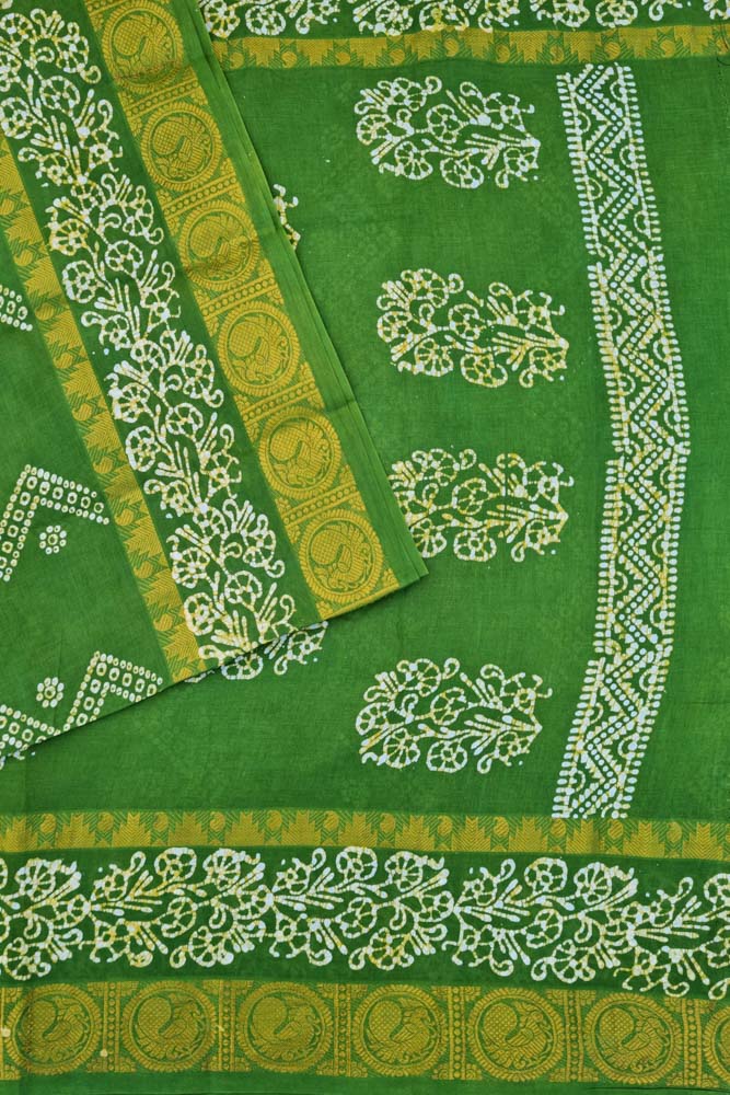 Grand Batik Sungudi - Mint Green