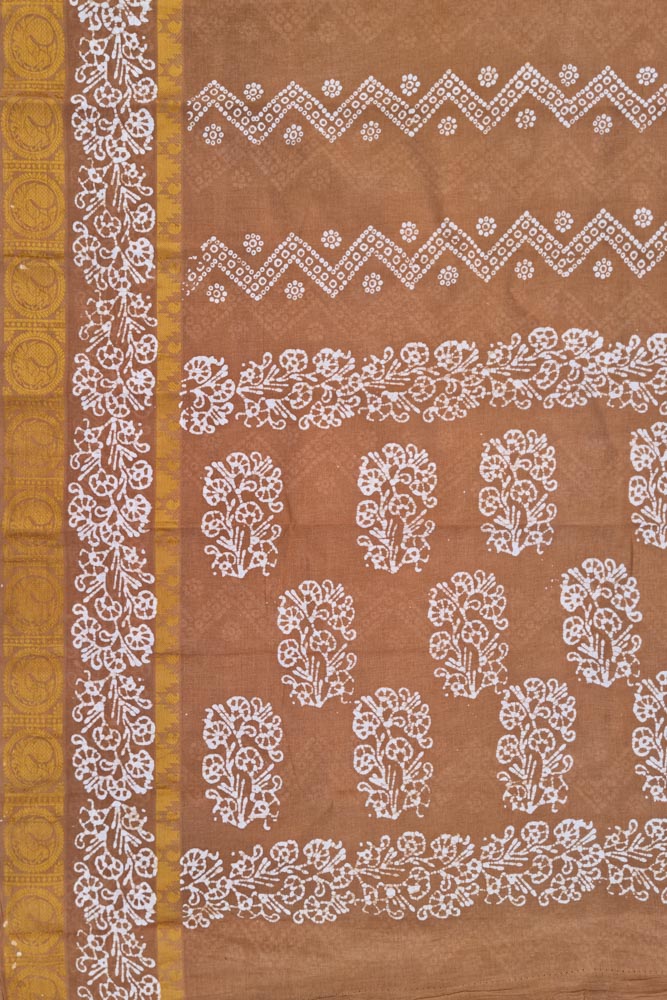 Grand Batik Sungudi - Tan Brown