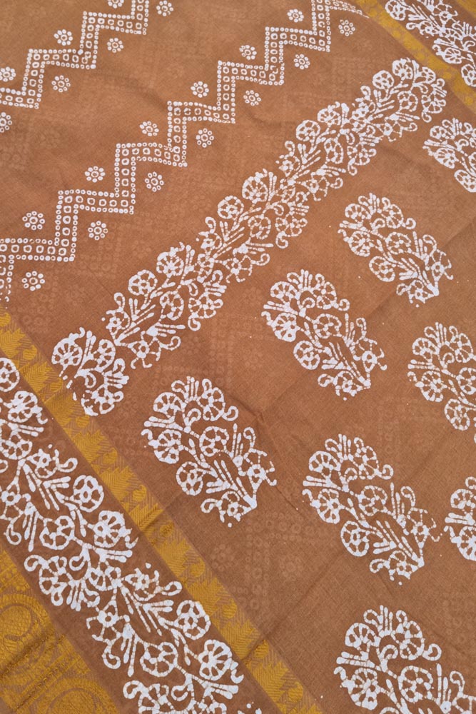 Grand Batik Sungudi - Tan Brown