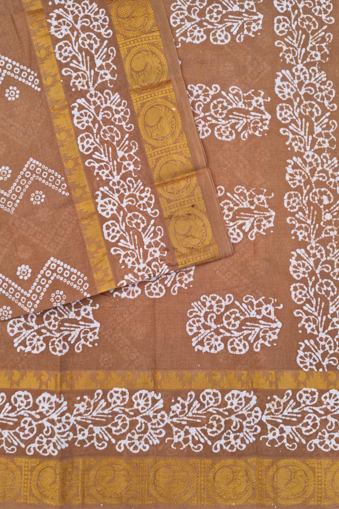 Grand Batik Sungudi - Tan Brown