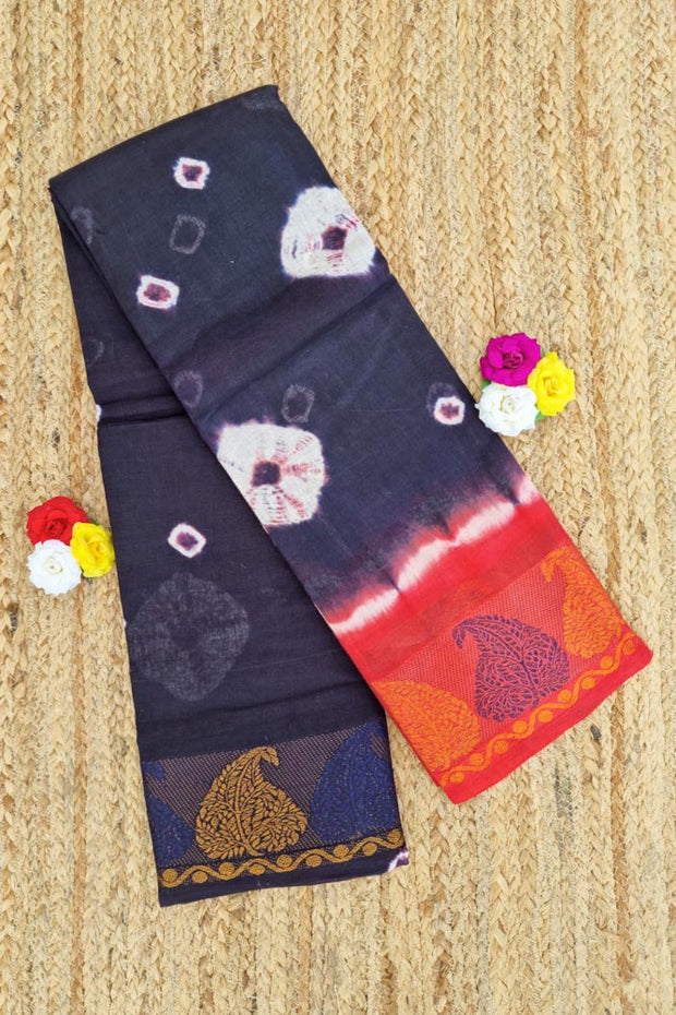 Bandhini Sungudi - Dark Blue