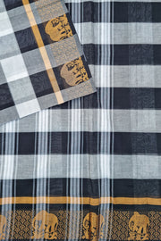 Chettinad Kattam - Black / Grey