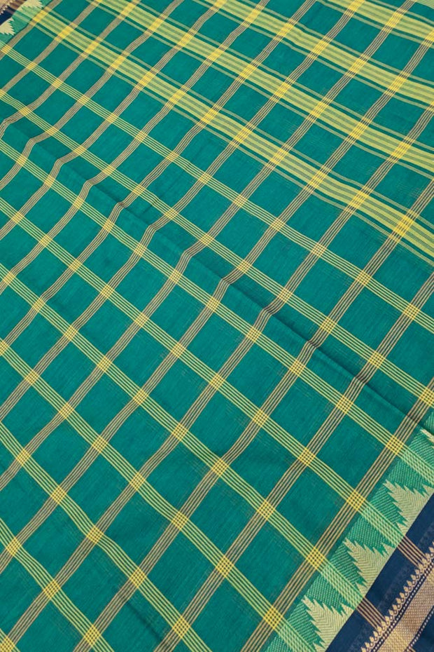 Chettinad Master Checks - Dark Green