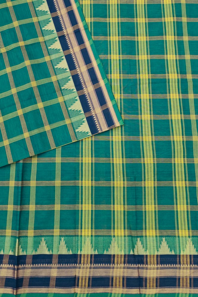 Chettinad Master Checks - Dark Green