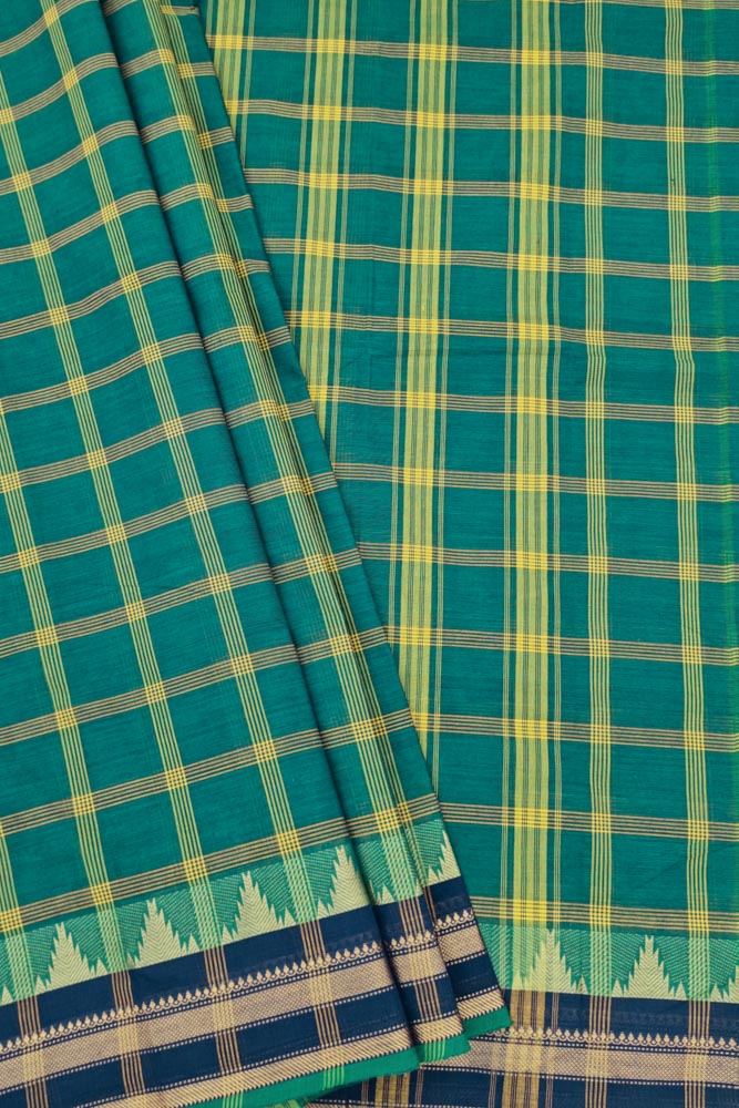 Chettinad Master Checks - Dark Green