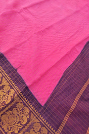 Sungudi Kattam W/ Blouse - Pink/Violet