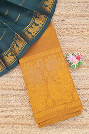 Big Border Sungudi - Henna Green