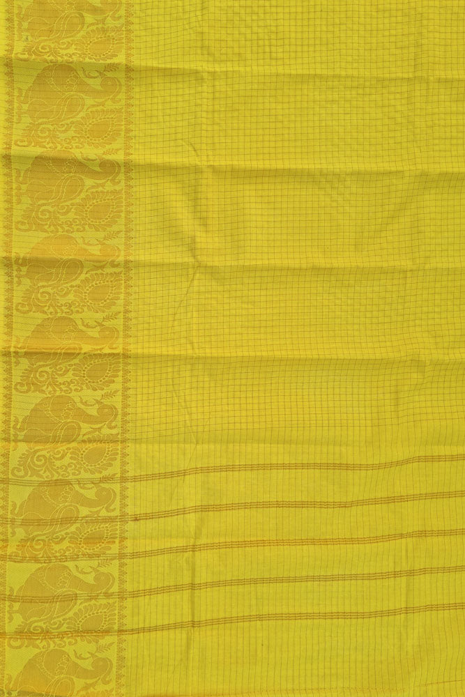 Big Border Sungudi - Lemon Yellow