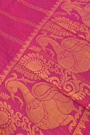 Big Border Sungudi - Rani Pink