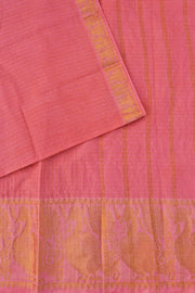 Big Border Sungudi - Pastel Pink