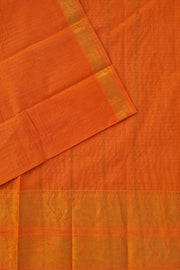 Double Border Sungudi - Dark Orange