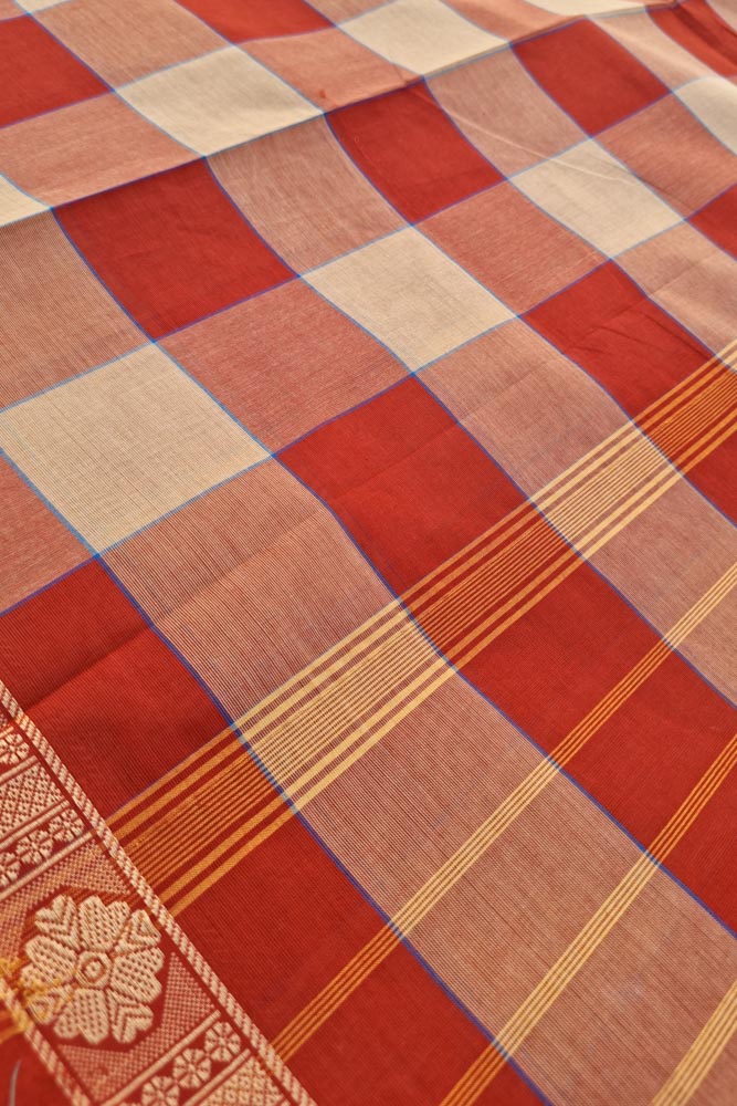 Chettinad Kattam - Red/Brown