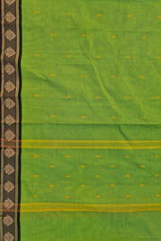 Butta Saree - Henna Green Thread Buttas