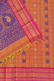 Kanchi Royal Kattam Butta - Orange