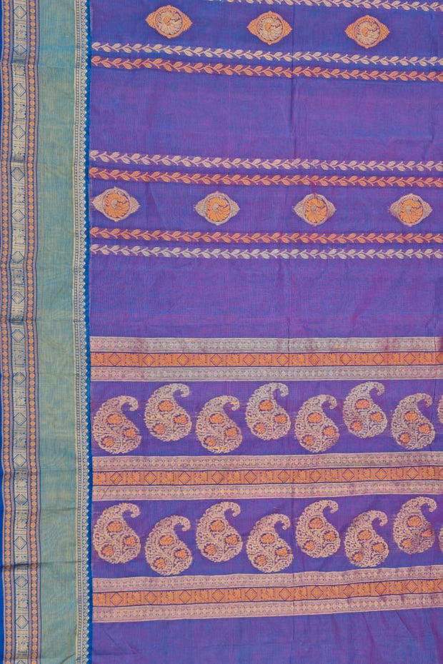 Kanchi Gap Border Series - Dual Tone Purple