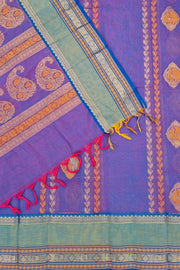 Kanchi Gap Border Series - Dual Tone Purple