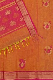 Kanchi Royal Pallu - Dual Tone Orange