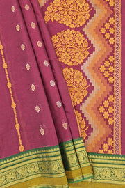 Kanchi Royal Pallu - Maroon