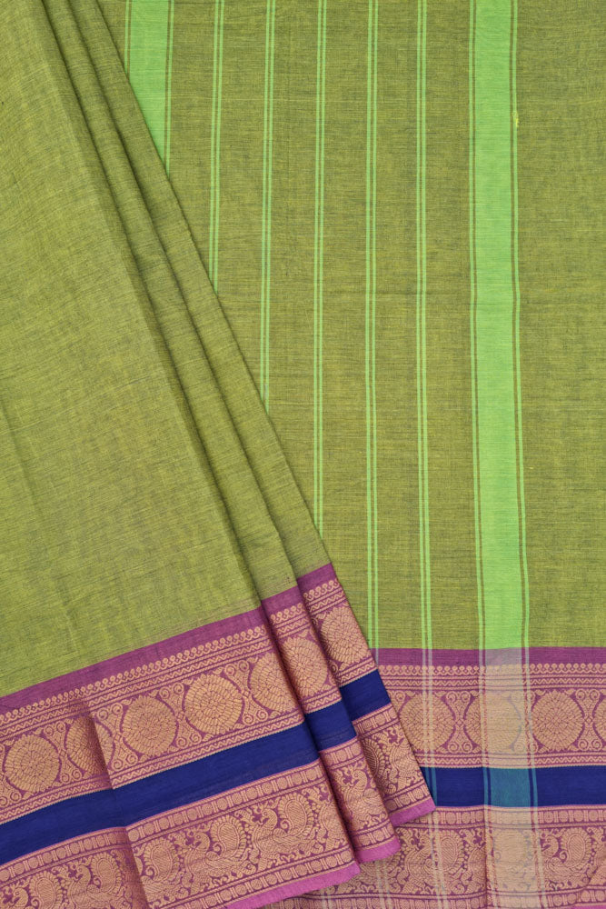 Kanchi Fusion - Olive Green