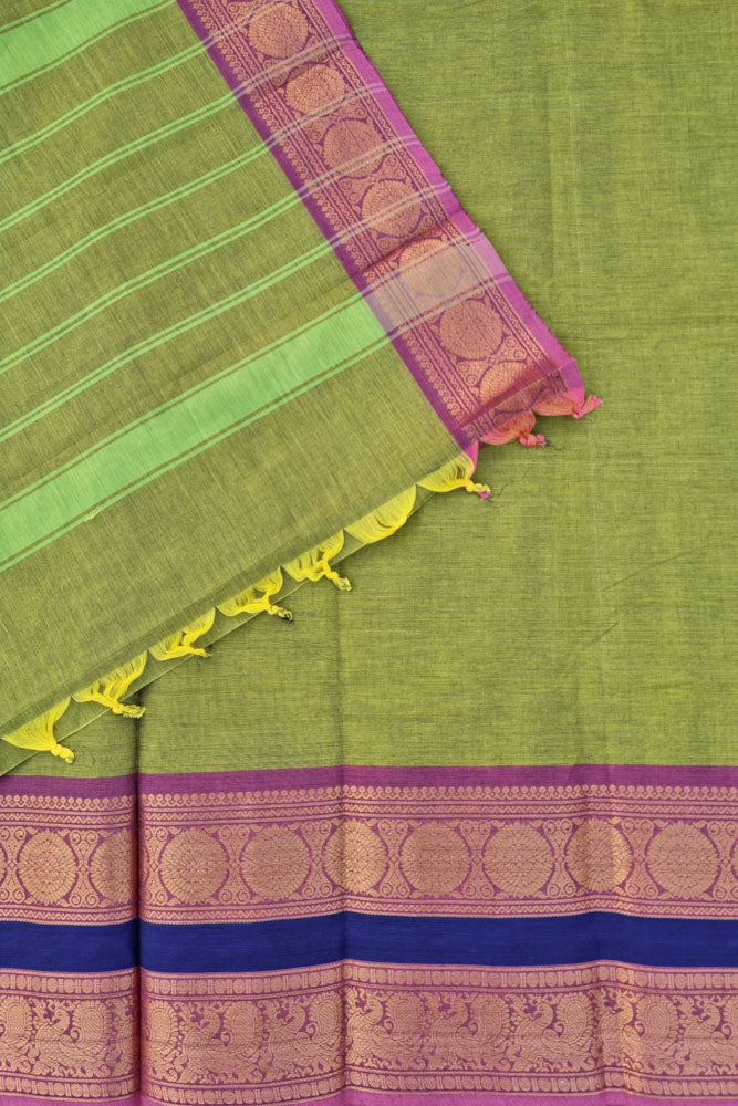 Kanchi Fusion - Olive Green