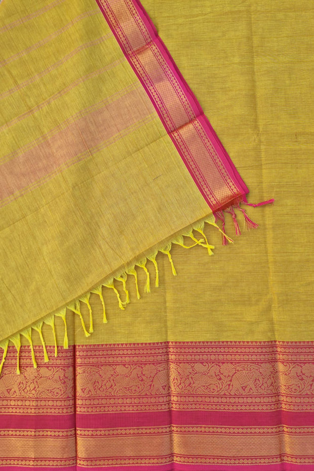 Kanchi Fusion - Mustard Yellow