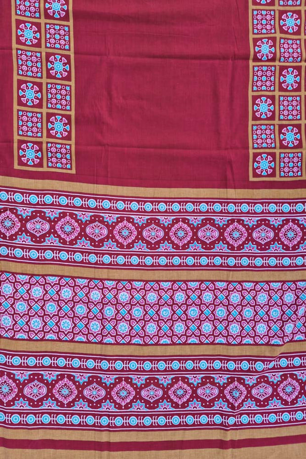 Mul Mul Cotton - Maroon